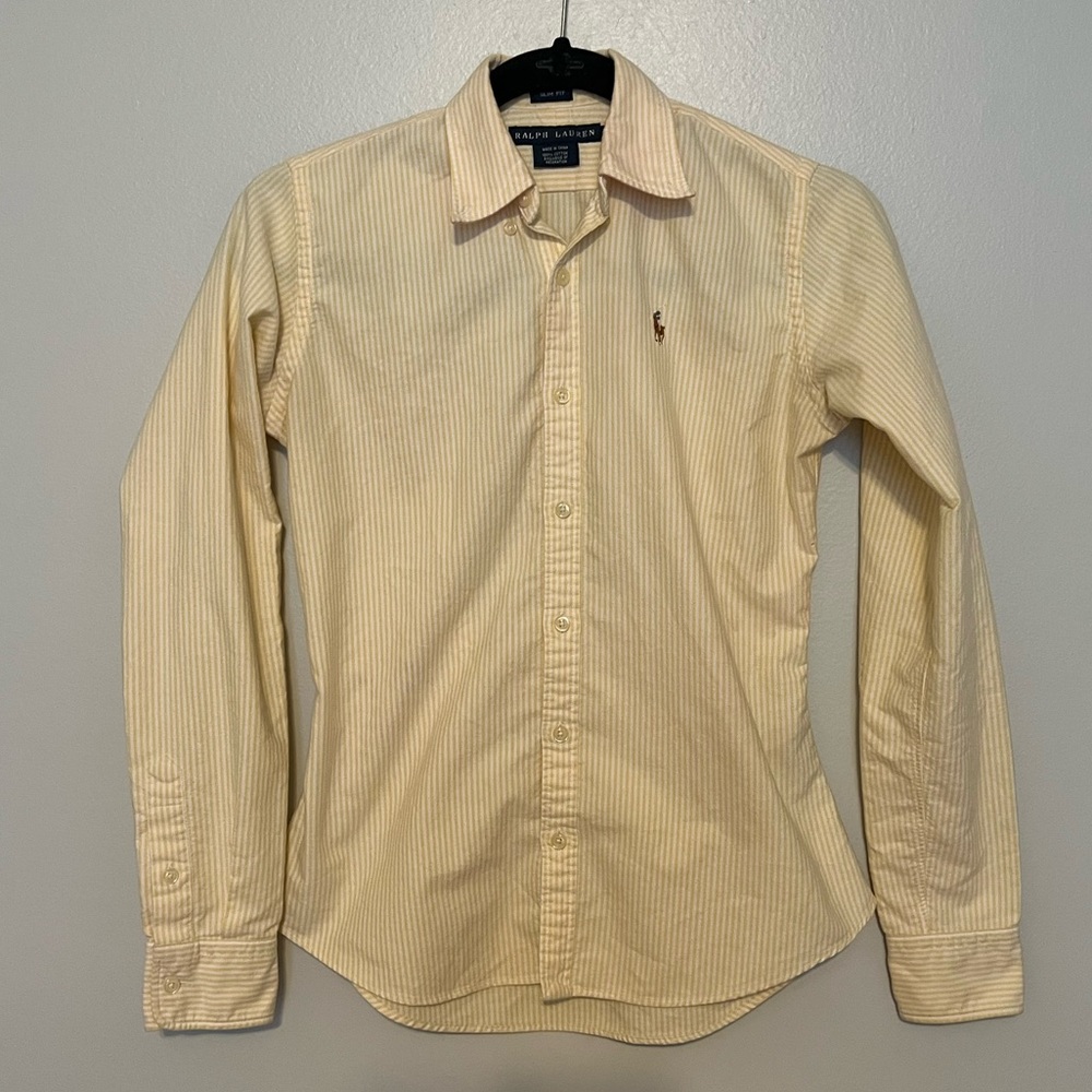 Women’s Ralph Lauren Slim Fit Woven Long Sleeve